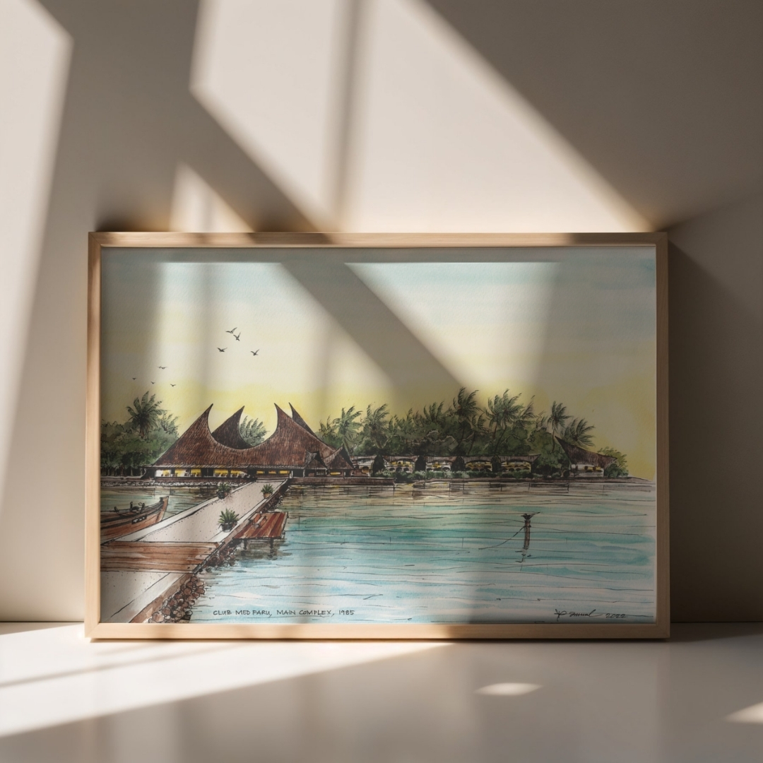 Club Med Faru, Main Complex, 1985